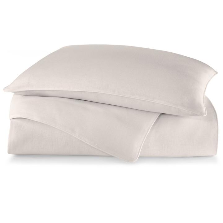 PEACOCK ALLEY LUXURY MANDALAY LINEN DUVET COVER BLUSH