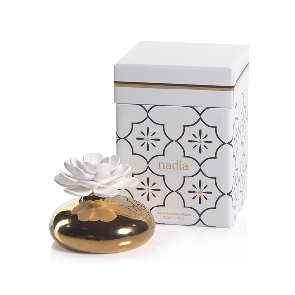 NADIA PORCELAIN DIFFUSER:  AFRICAN DAISY