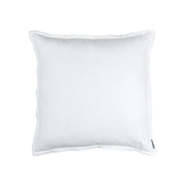 BLOOM EURO DOUBLE FLANGE PILLOW WHITE LINEN 26X26 (INSERT INCLUDED)