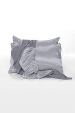 PJ HARLOW Standard Satin Pillowcase  DARK SILVER